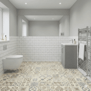 Apollo Sheet Vinyl - Geometrix Pastel