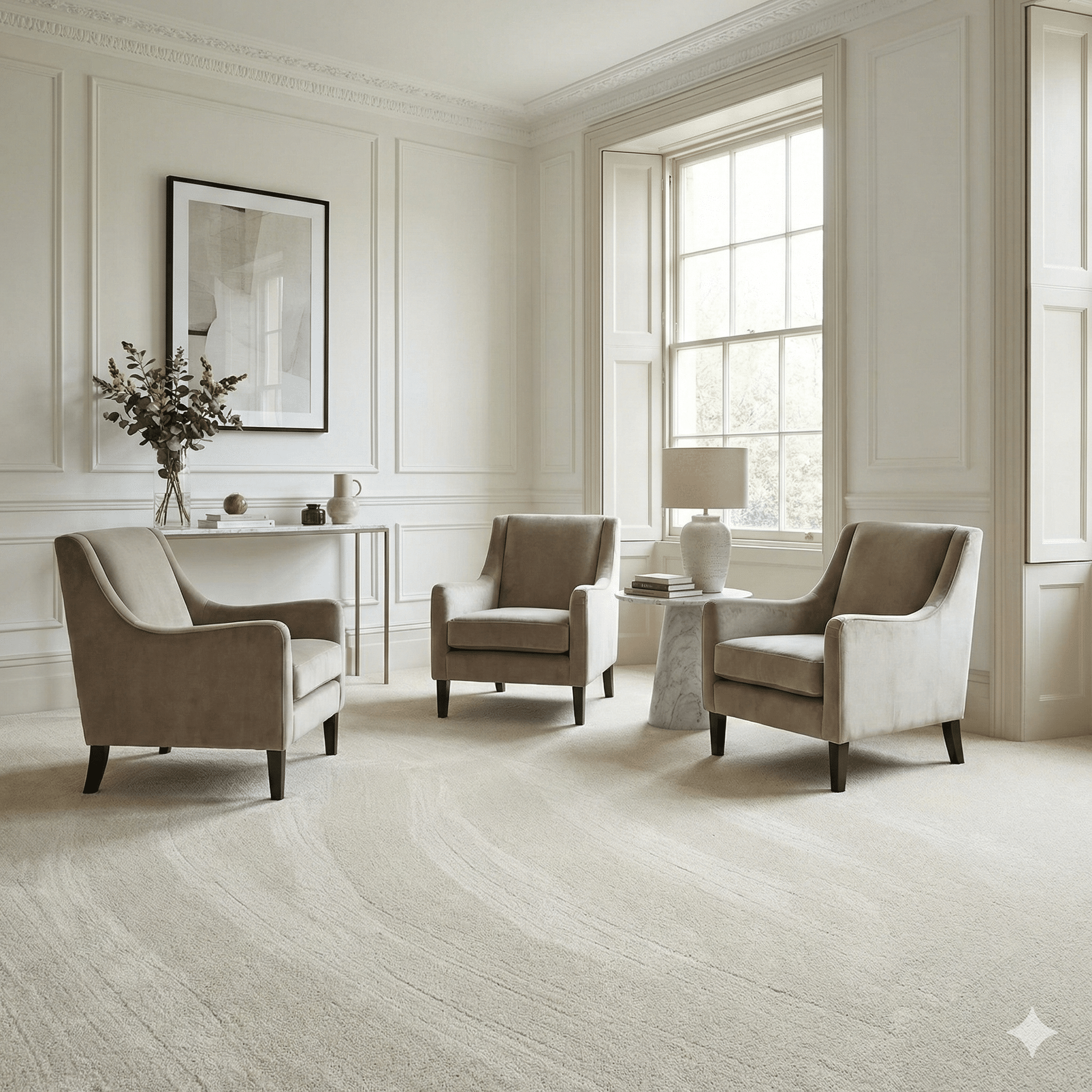 Glamorous Paris Carpet Living Room