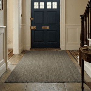 Grey Coir Matting Hallway