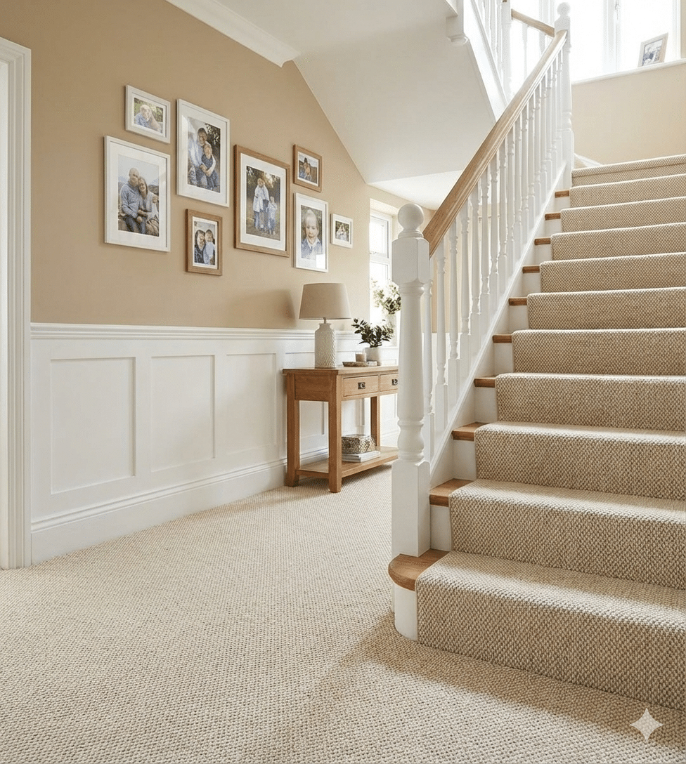 Homestead Wool Madagascar Carpet Stairs