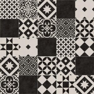 Kefi Sheet Vinyl Art Deco Grey 1