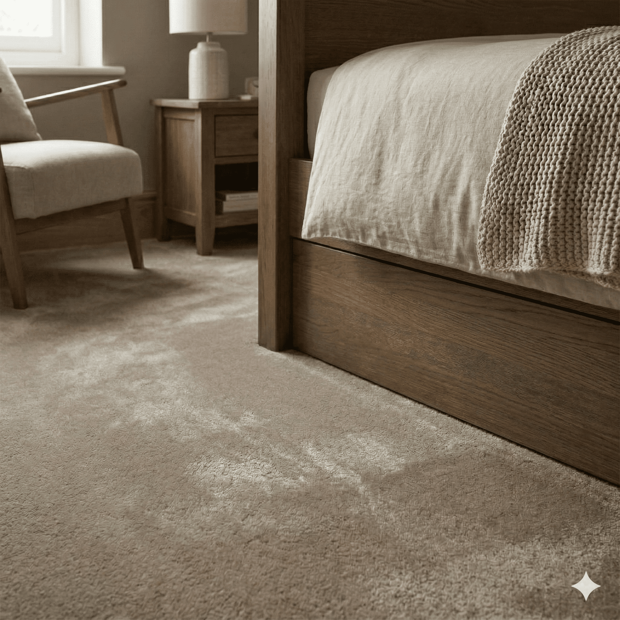 Pillowtex Toffee Carpet Bedroom