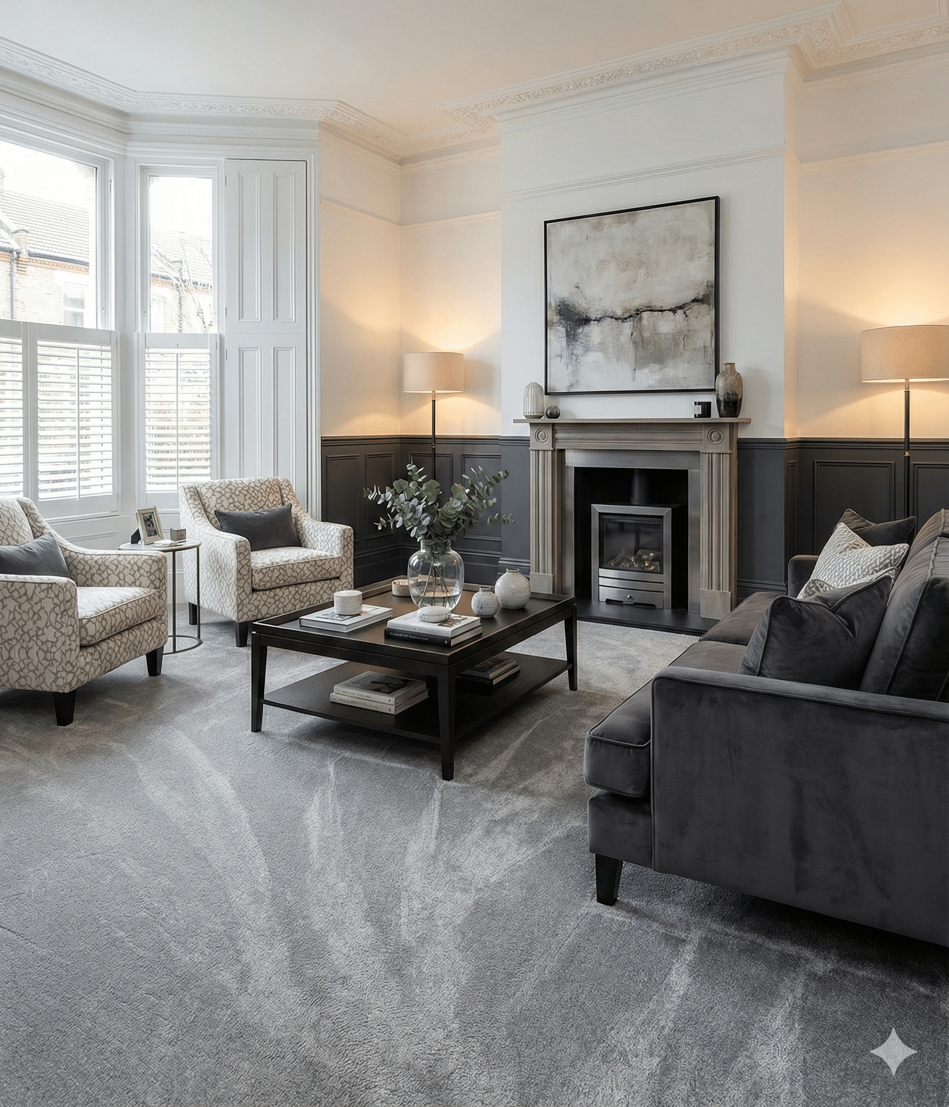 Poetry Quill Carpet Living Room