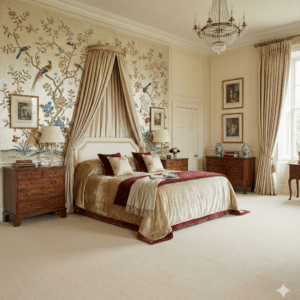 Ultimo Parchment Carpet Bedroom