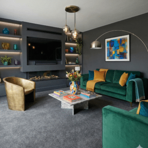 Venti Downpipe Carpet Living Room