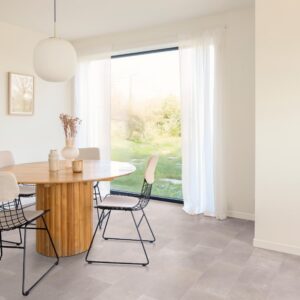 Ajax Sheet Vinyl Grey Tile Kitchen