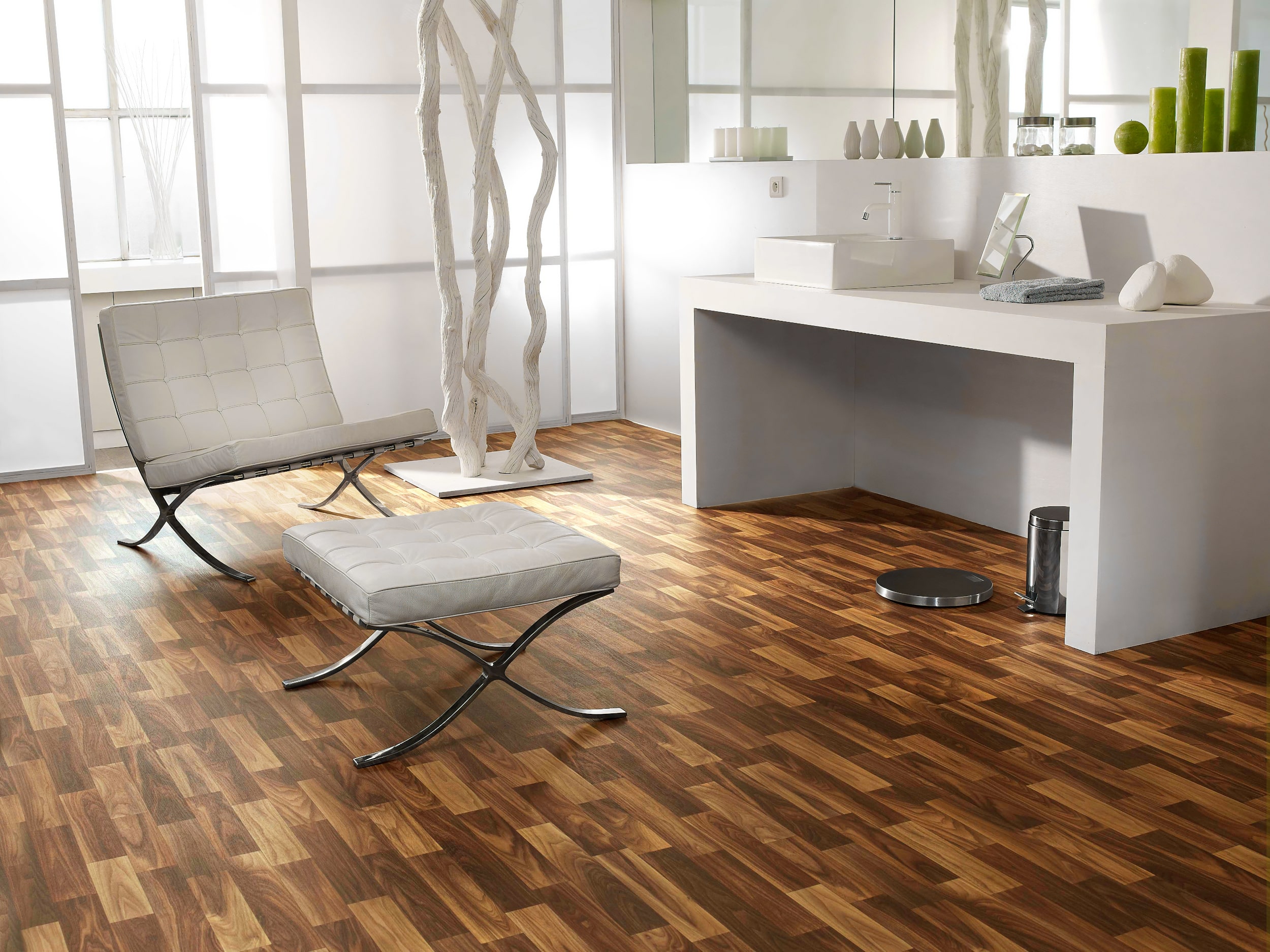 Ajax Sheet Vinyl Narrow Walnut Office