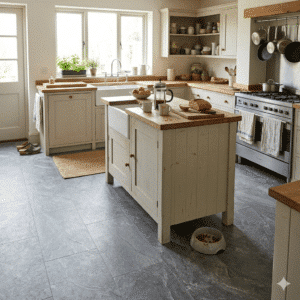 Ashdown 5.5mm Mid Grey Slate SPC Click LVT
