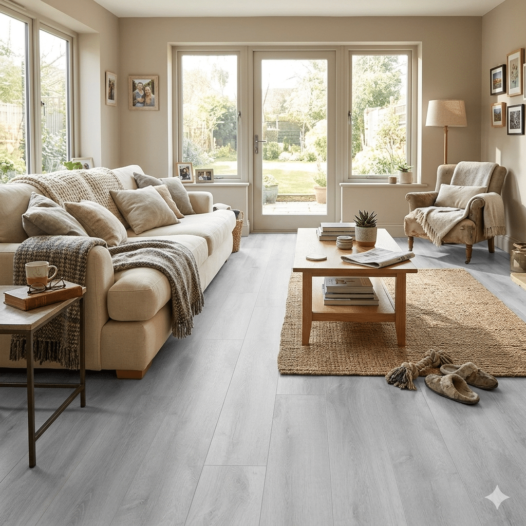 Ashdown 5.5mm Pale Silver Oak SPC Click LVT