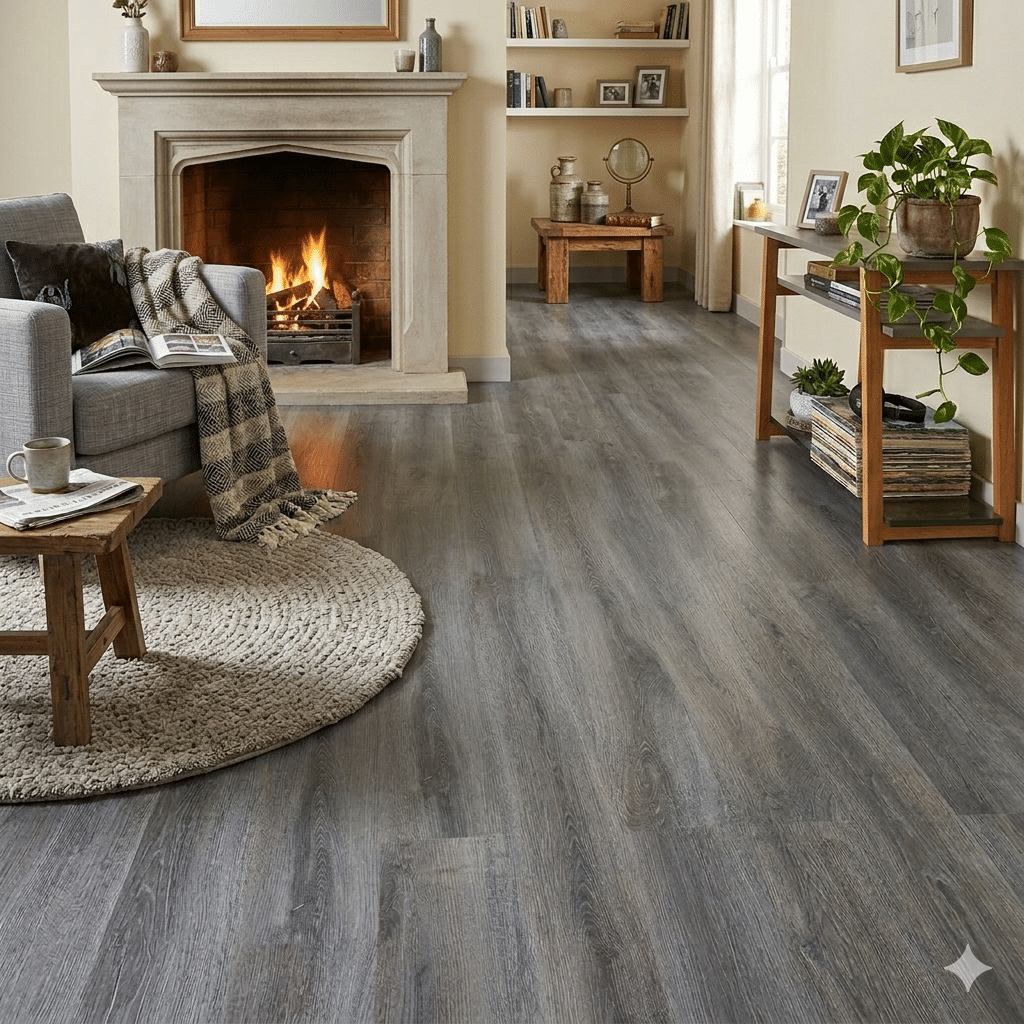 Ashdown 5.5mm Smoked Grey Oak SPC Click LVT