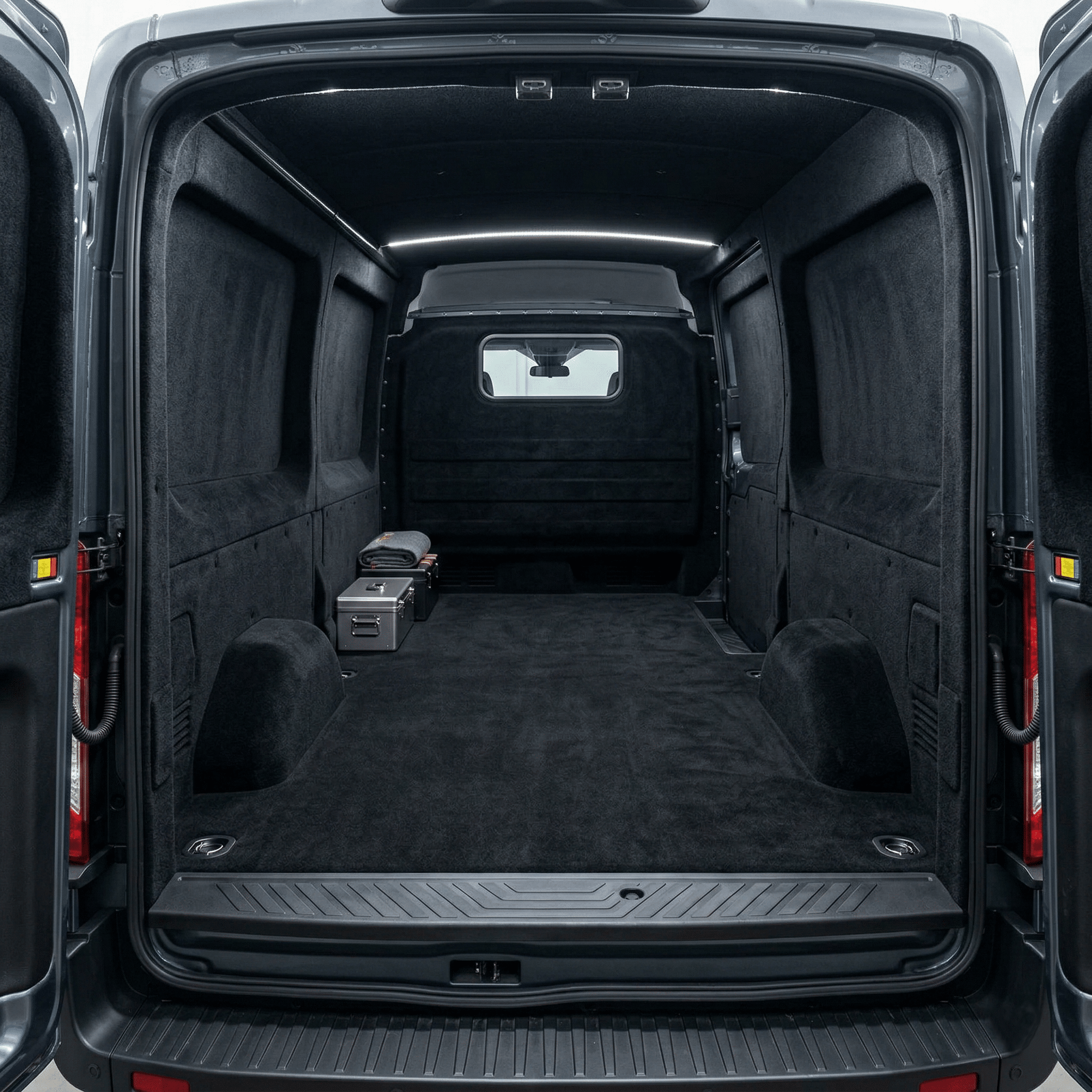 Four Way Stretch Van Lining Black Vehicle