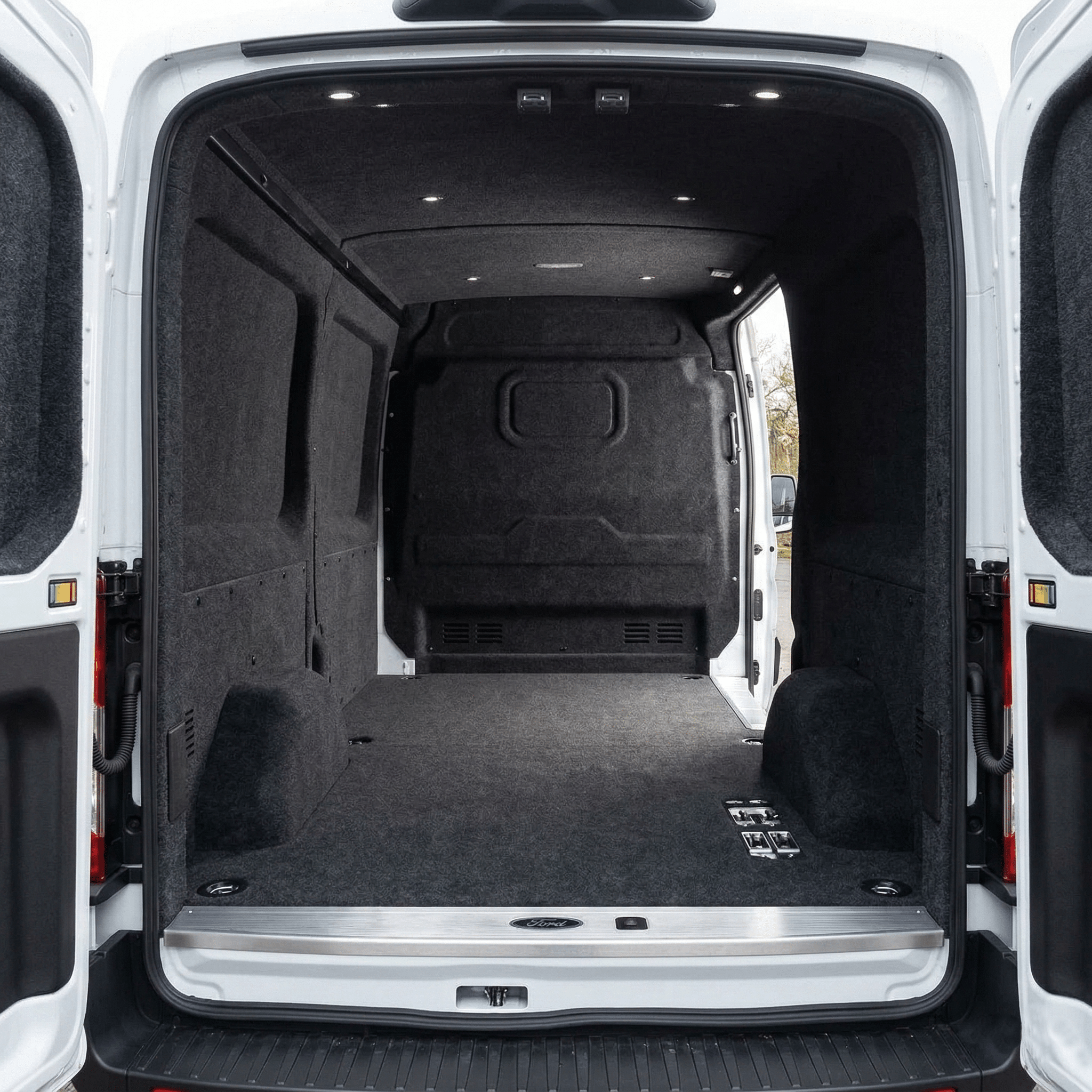 Four Way Stretch Van Lining Grey Vehicle