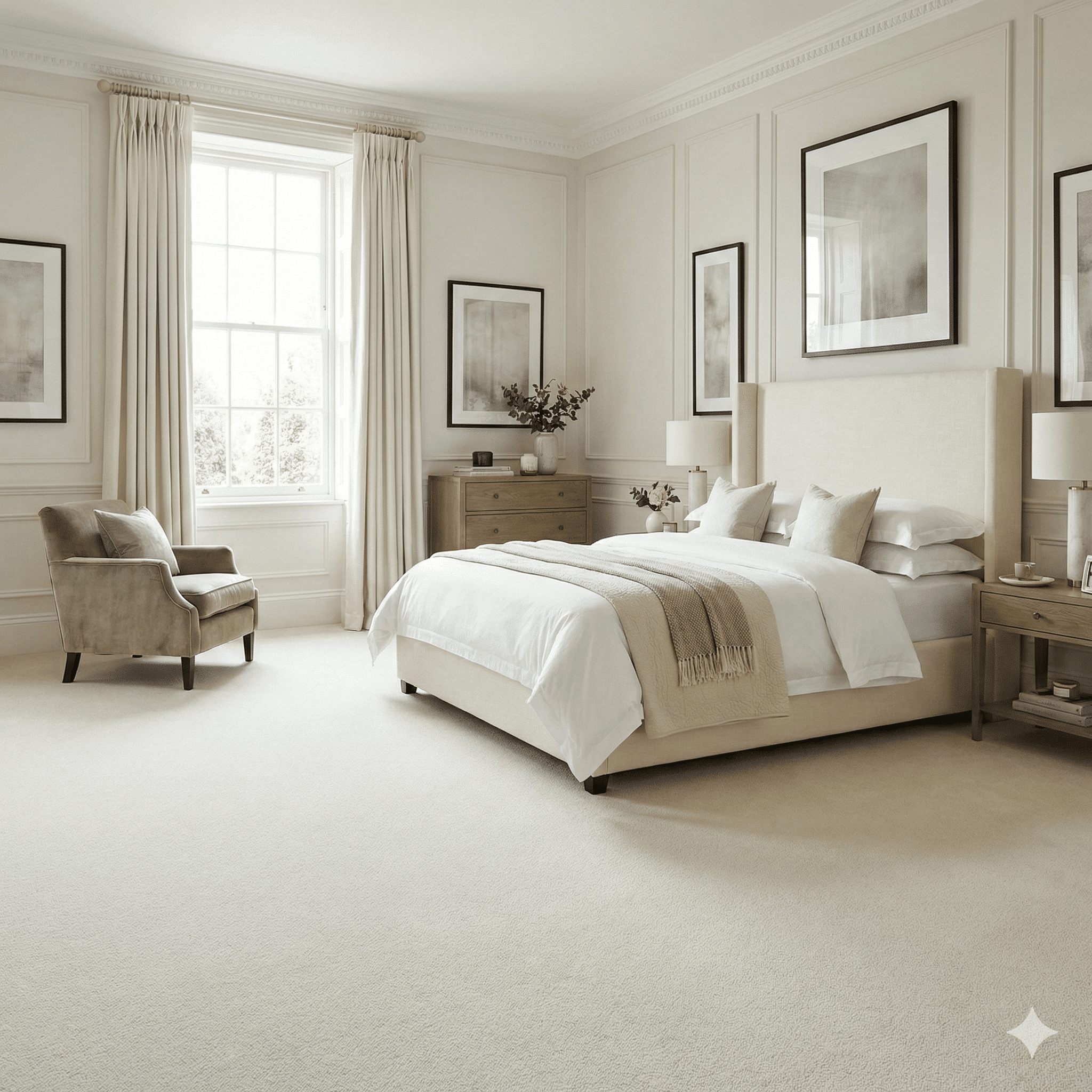 Glamorous Diploma Carpet in a bedroom