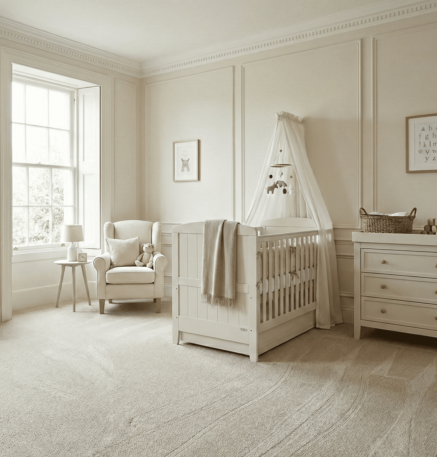 Glamorous Padstone Carpet in a bedroom