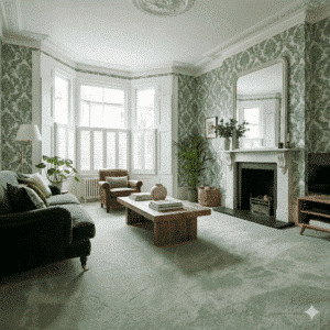 Glamorous Carpet – Pasture in a living room