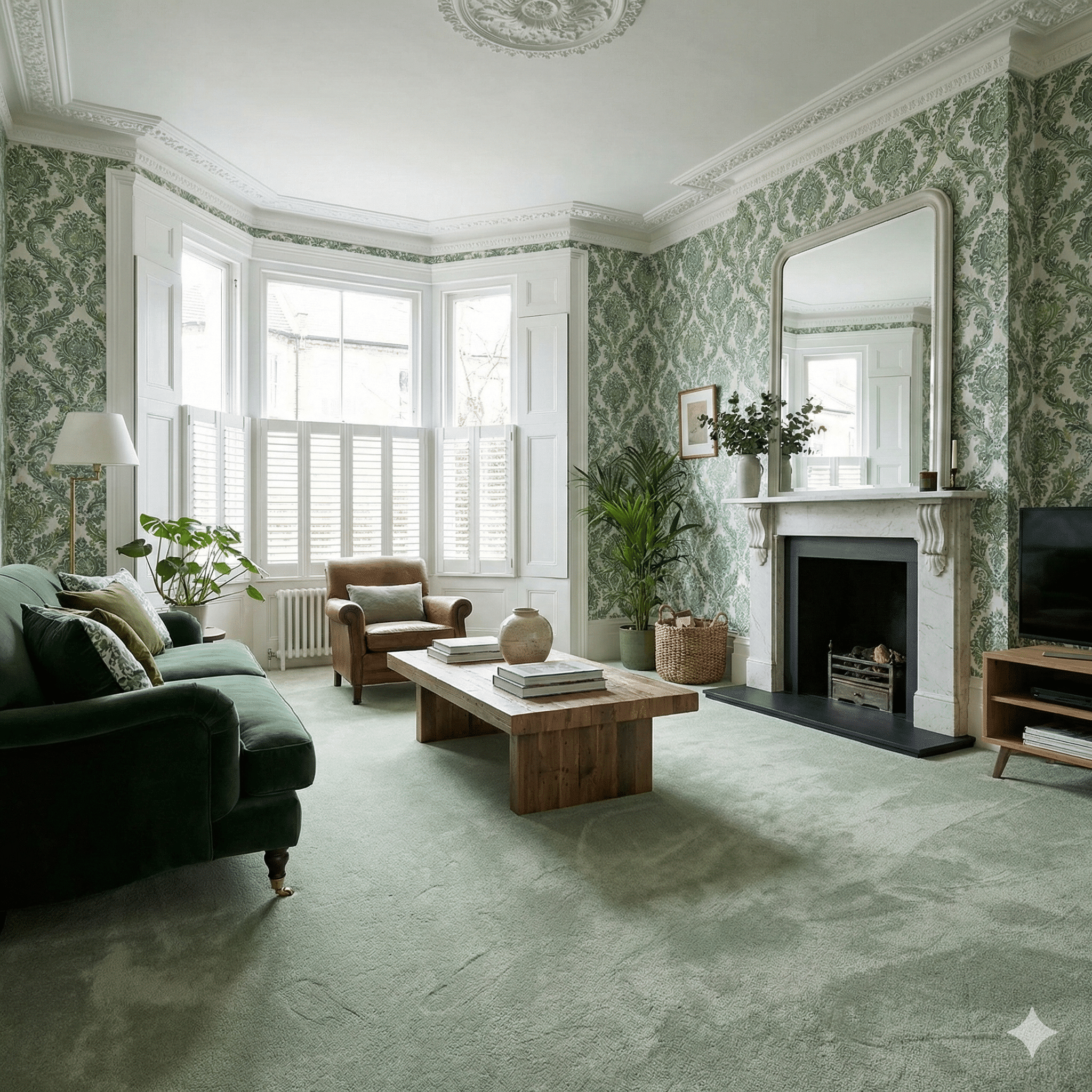 Glamorous Carpet – Pasture in a living room
