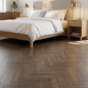 Heritage 2.5mm Bracken Oak Herringbone LVT 400 x 100mm