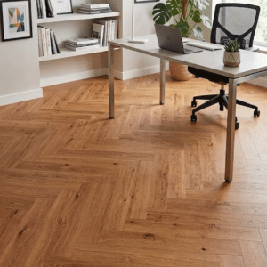 Heritage 2.5mm Fernwood Oak Herringbone LVT 400 x 100mm