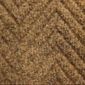 Herringbone Contract Matting Light Brown