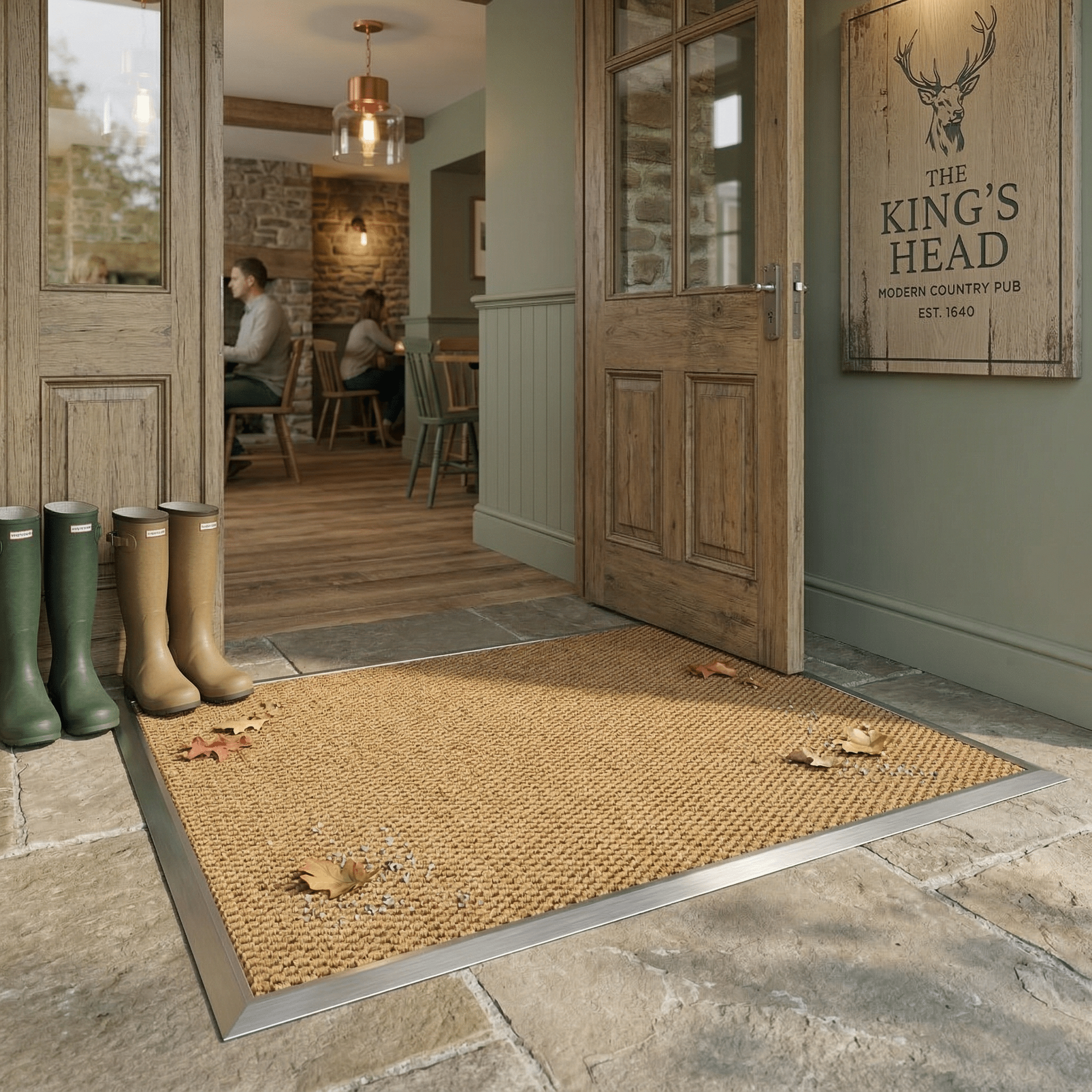 Hobnail Barrier Entrance Matting Coir Doorway