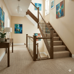 Homestead Wool Herringbone Carpet - Tan