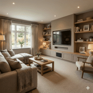 Homestyle Felt Back Carpet - Soybean