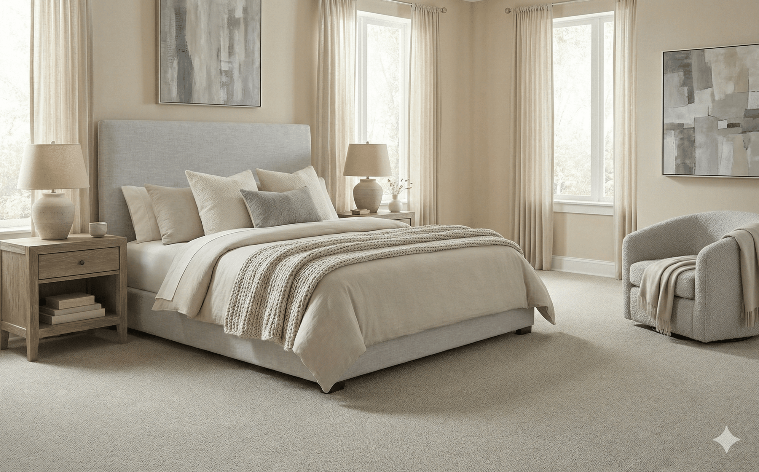 Maison Imperial Plaster Carpet Scaled 1 in a bedroom