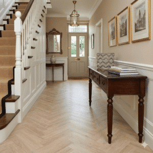 Origins 2mm Sunlit Oak Herringbone LVT 400 x 100