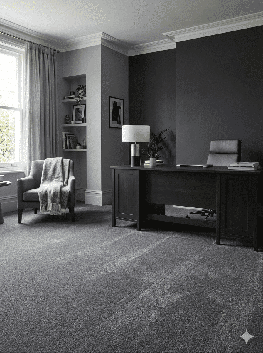 Poetry Plume Carpet in a office