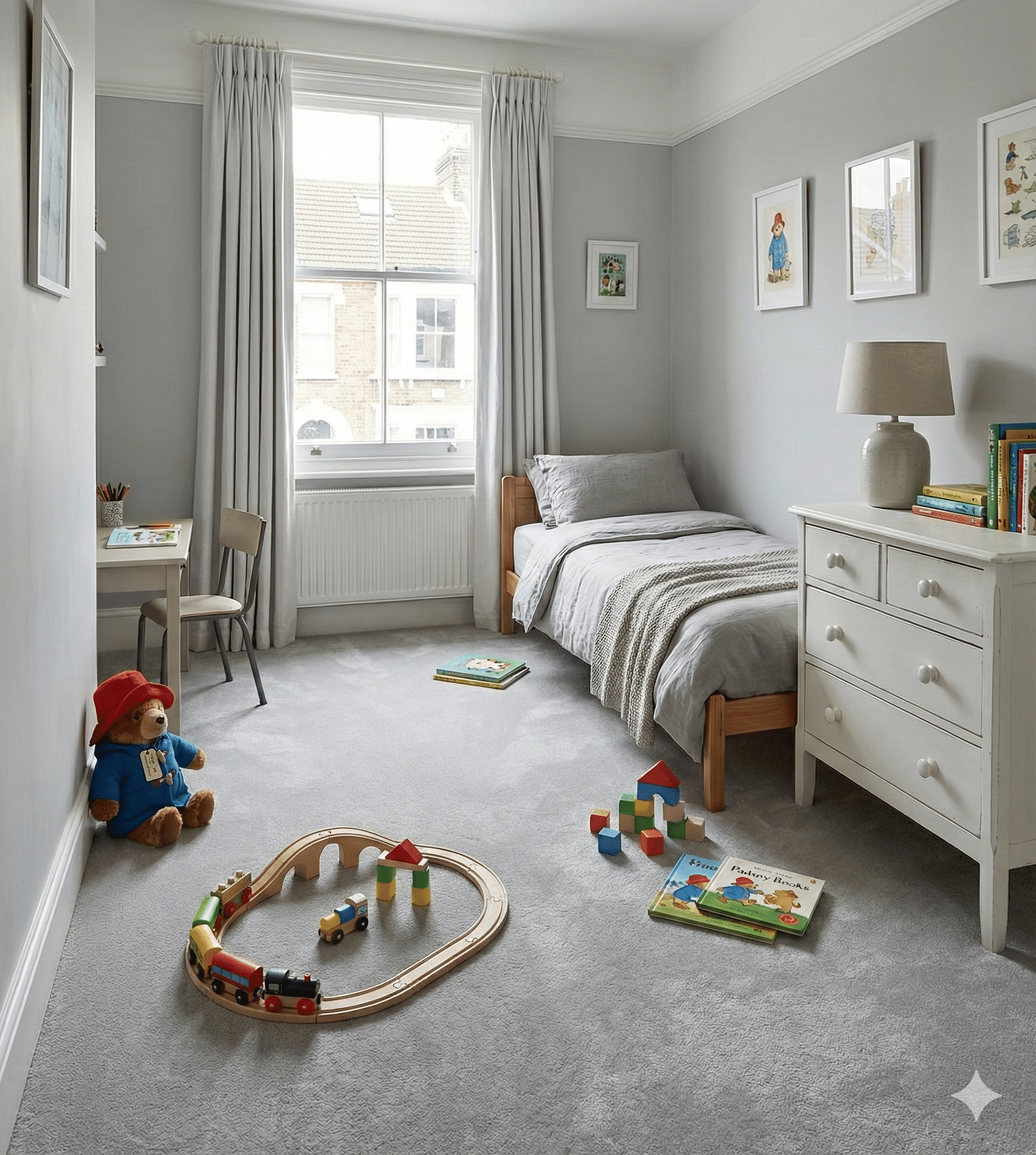 Princess Deluxe Silk Carpet in a bedroom