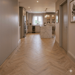 RT23 - 416 Ashen Studio Herringbone 400 x 100