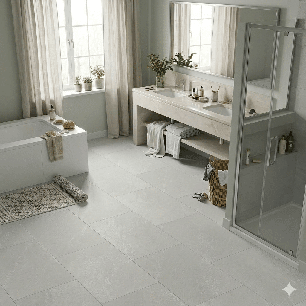 River Stone 2.5mm Indiana Limestone LVT Tile