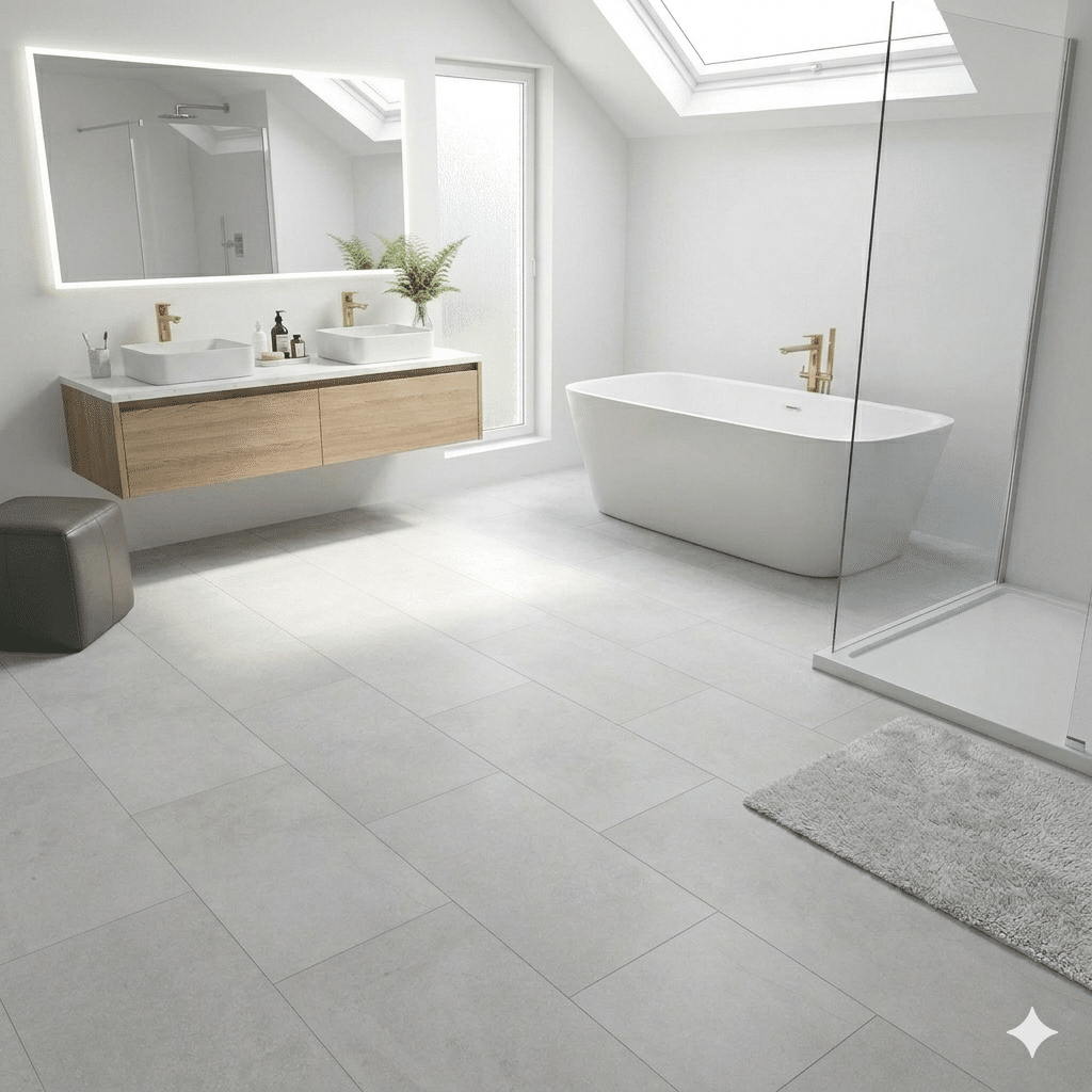 River Stone 2.5mm Silver Stone LVT Tile