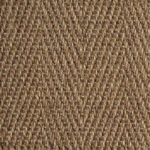 Sisal Herringbone Earth Carpet