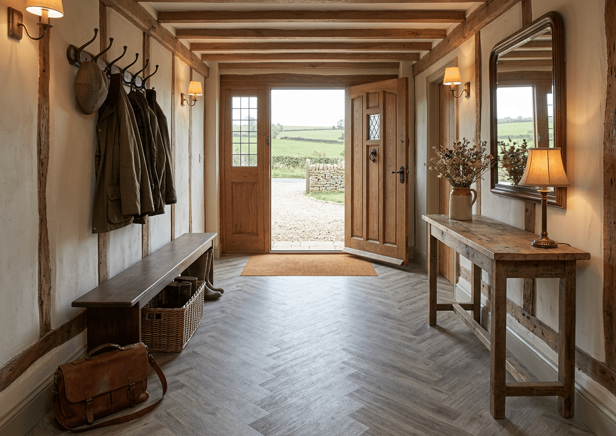 Woodland 2.5mm Brushed Grey Ash Parquet LVT 610 x 122