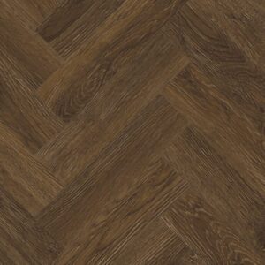 Woodland 2.5mm Burnt Timber Herringbone LVT Zoomed