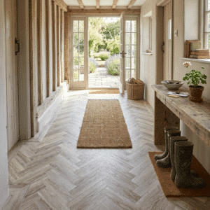 Woodland 2.5mm Desert Oak Natural Herringbone LVT 400 x 100