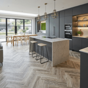 Woodland 2.5mm Desert Oak Natural Parquet LVT 610 x 122