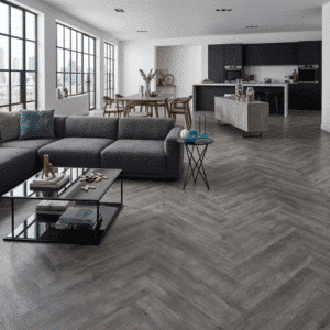 Woodland 2.5mm Grey Weathered Wood Parquet LVT 610 x 122