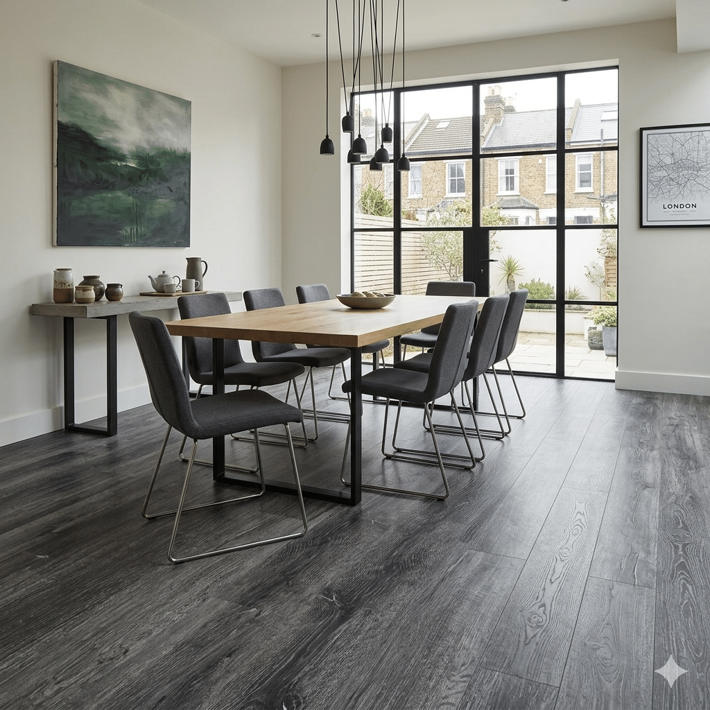Woodland 2.5mm Scorched Timber LVT Plank