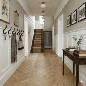 Woodland 2.5mm Serene Oak Parquet LVT 610 x 122