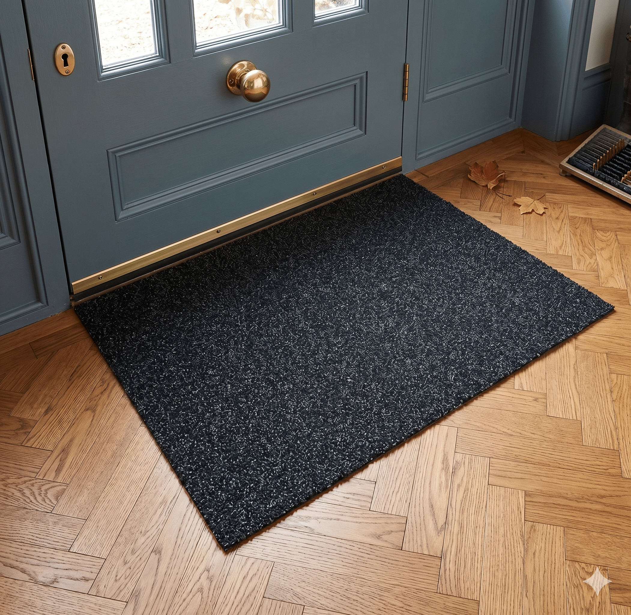 Charcoal Black Washable Mat