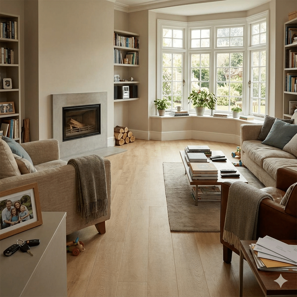 Vestige 8mm Ravenna SPC Click LVT Living Room