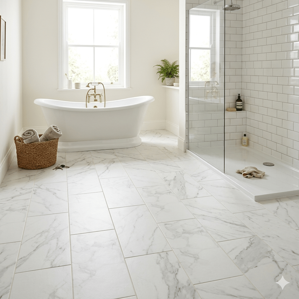 Vestige 8mm Vicenza SPC Click LVT Bathroom